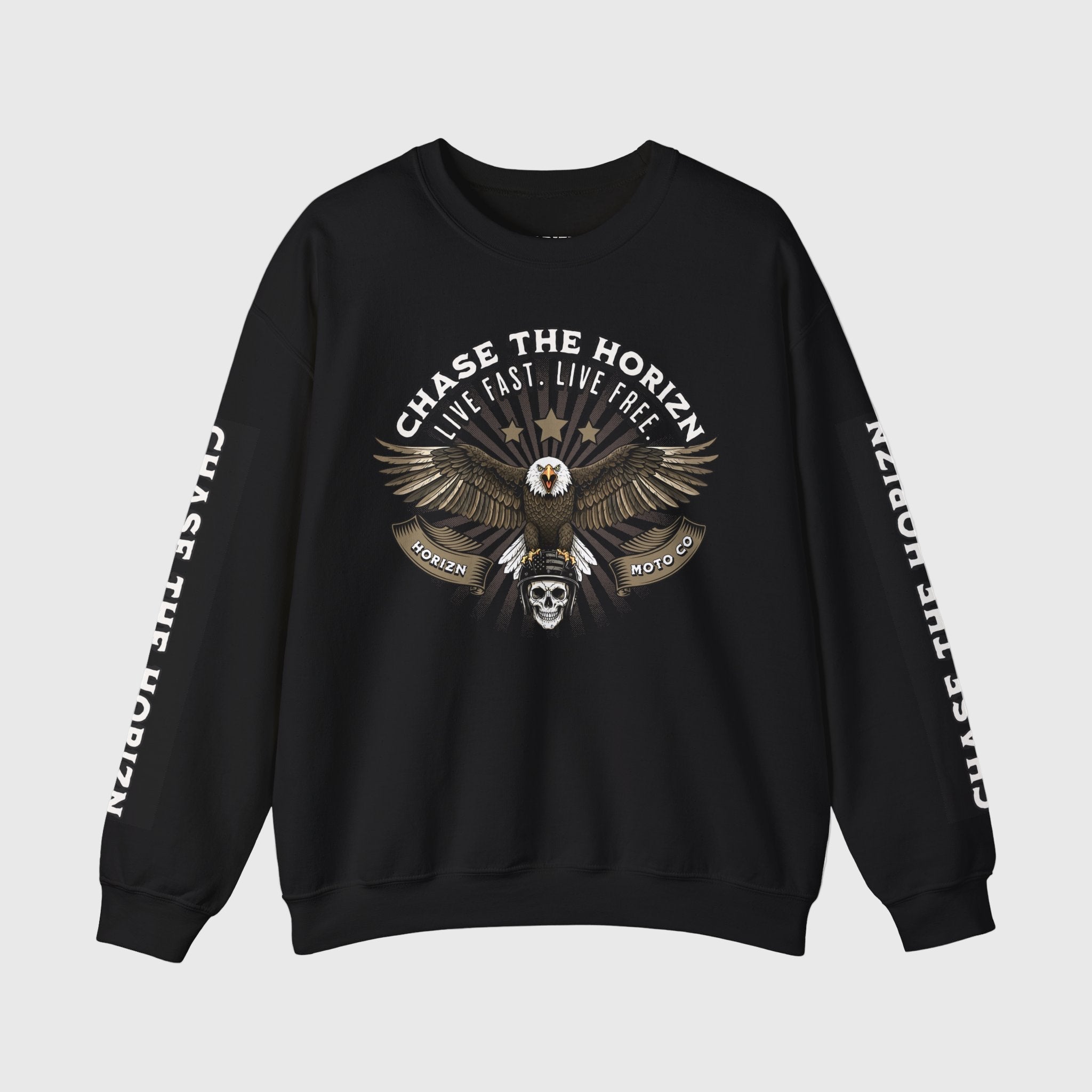 Outlaw Rider Crewneck – Heavyweight Moto Sweatshirt