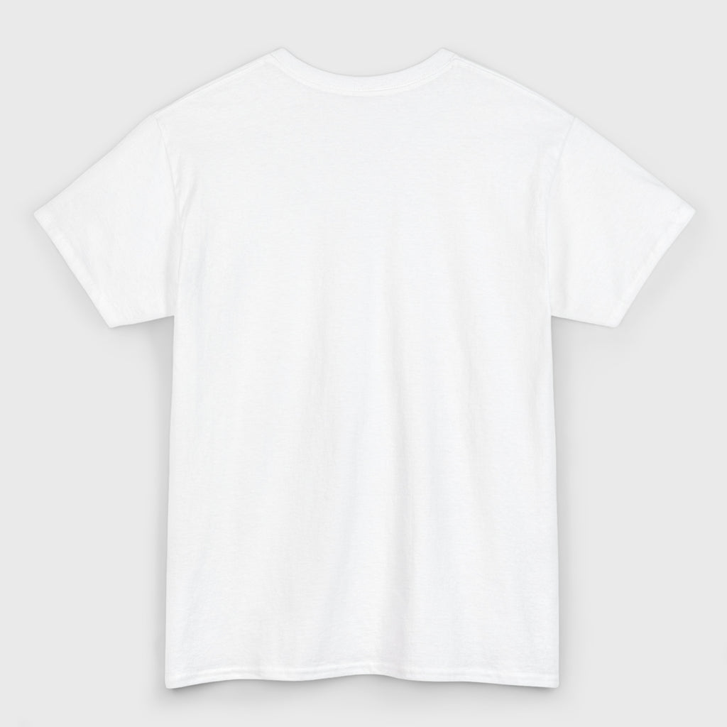 Skull Helmet Heavyweight Moto Tee – White