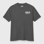 Faded Basics Tee – Charcoal – Heavyweight Motorcycle Shirt