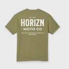 Faded Basics Tee – Army – Heavyweight Motorcycle Shirt