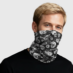 Moto Elements Neck Gaiter – Black & White