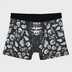 Grey Moto Graphic Boxer Briefs