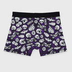 Purple Moto Skull Boxer Briefs