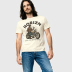Café Racer Coffee Tee – Skeleton Rider Retro Shirt