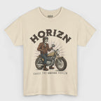 Café Racer Coffee Tee – Skeleton Rider Retro Shirt