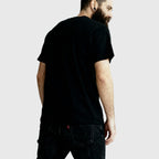 Crossed Knuckles Skull Moto T-Shirt – Black