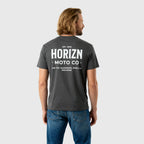 Faded Basics Tee – Charcoal – Heavyweight Motorcycle Shirt