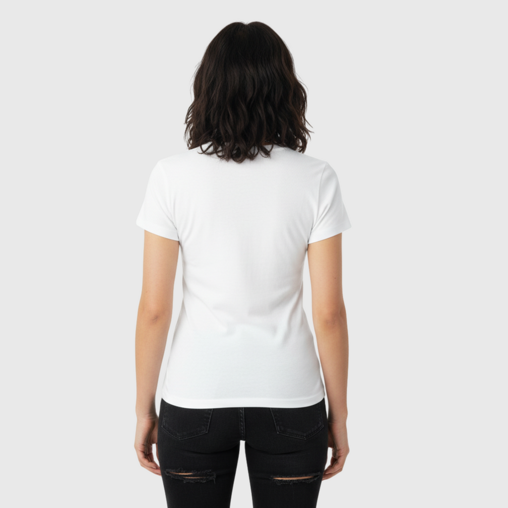 Flame Skull Speed Tee – Womens Moto Graphic Shirt