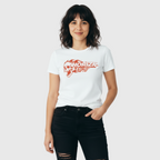 Flame Skull Speed Tee – Womens Moto Graphic Shirt