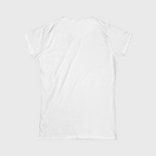 Chase The Coffee Moto Tee – White (Womens Fit)