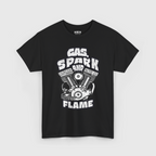Gas, Spark and Flame Motorcycle Tee