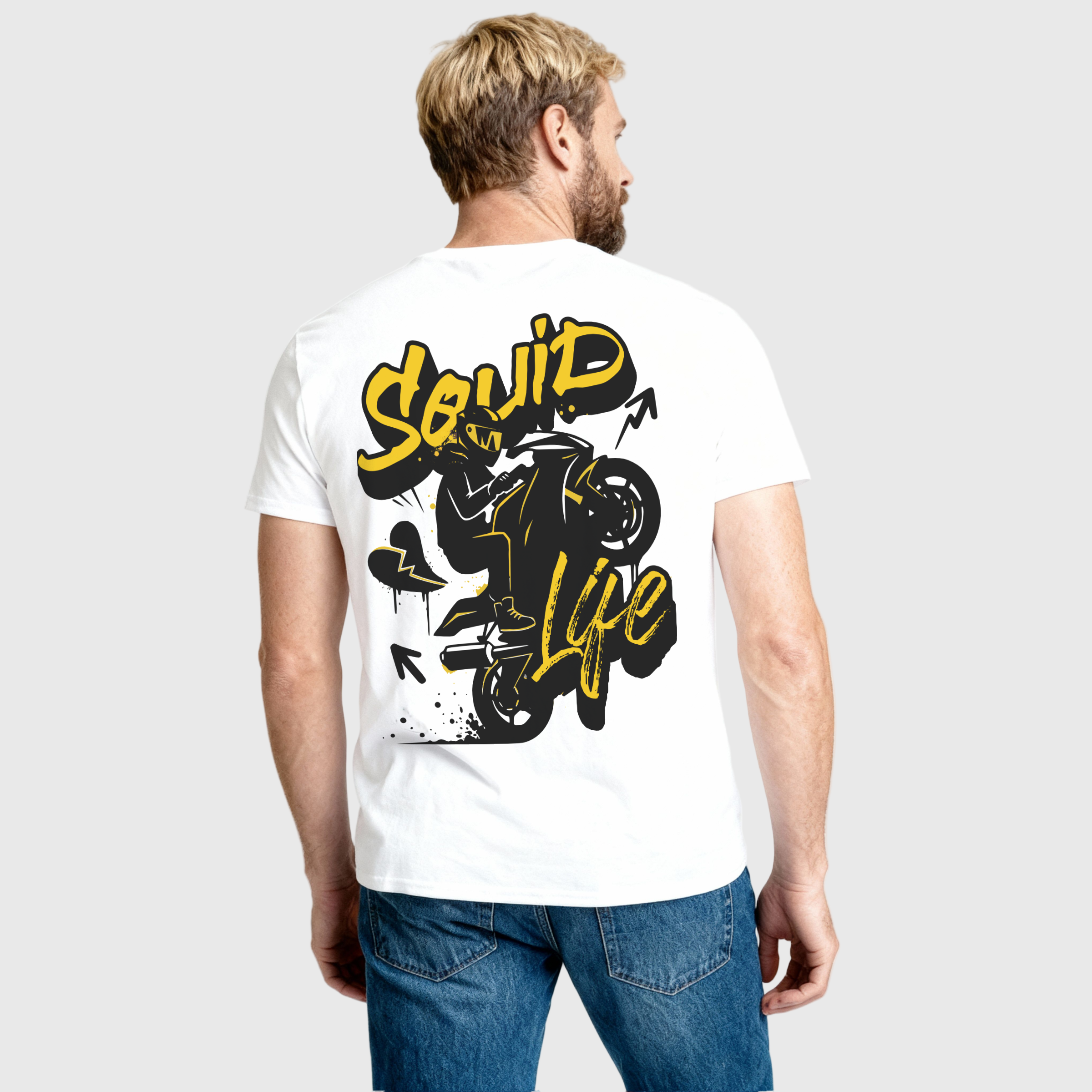 Squid Life Motorcycle Tshirt