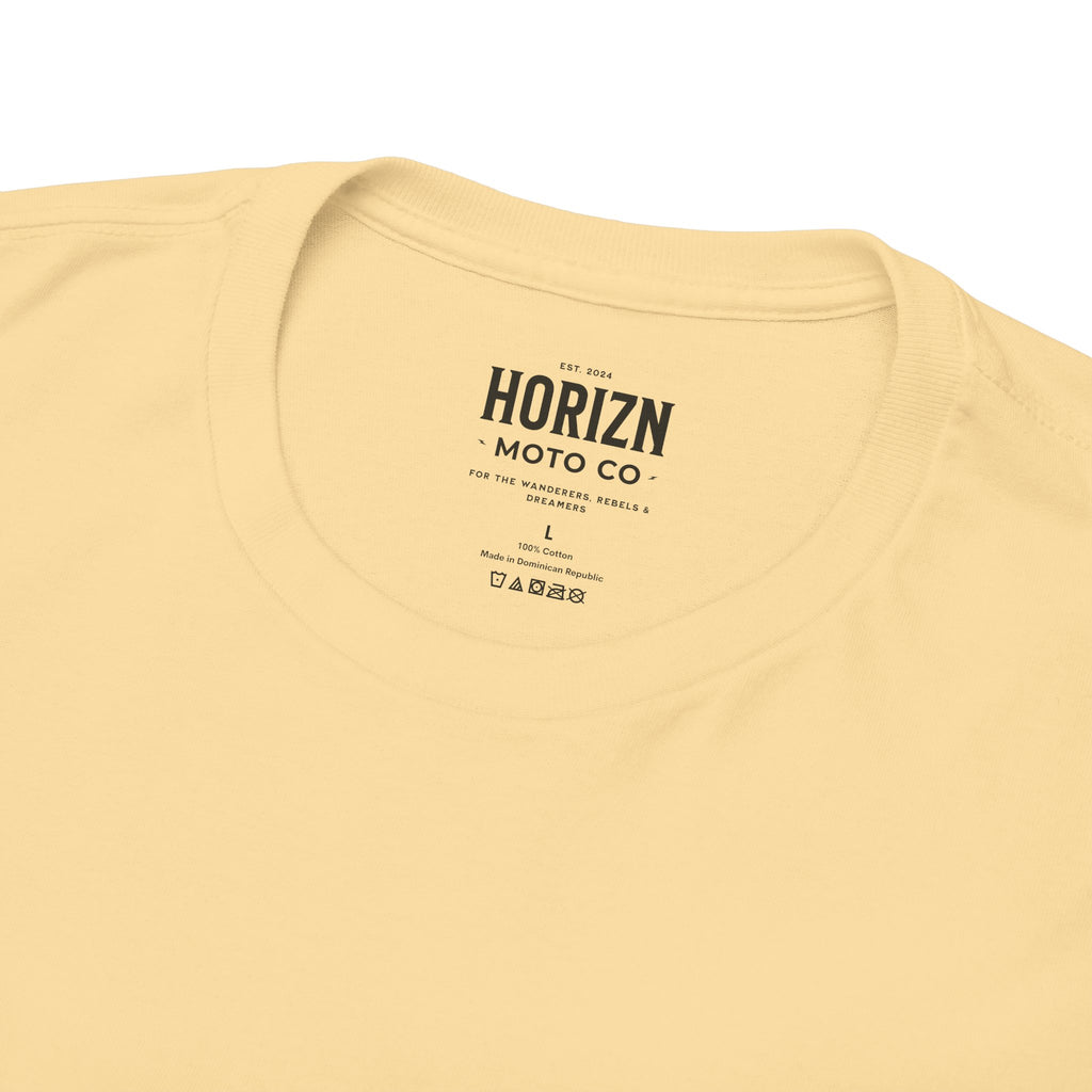 Chase the Sun Moto Tee – Heavyweight Motorcycle Shirt