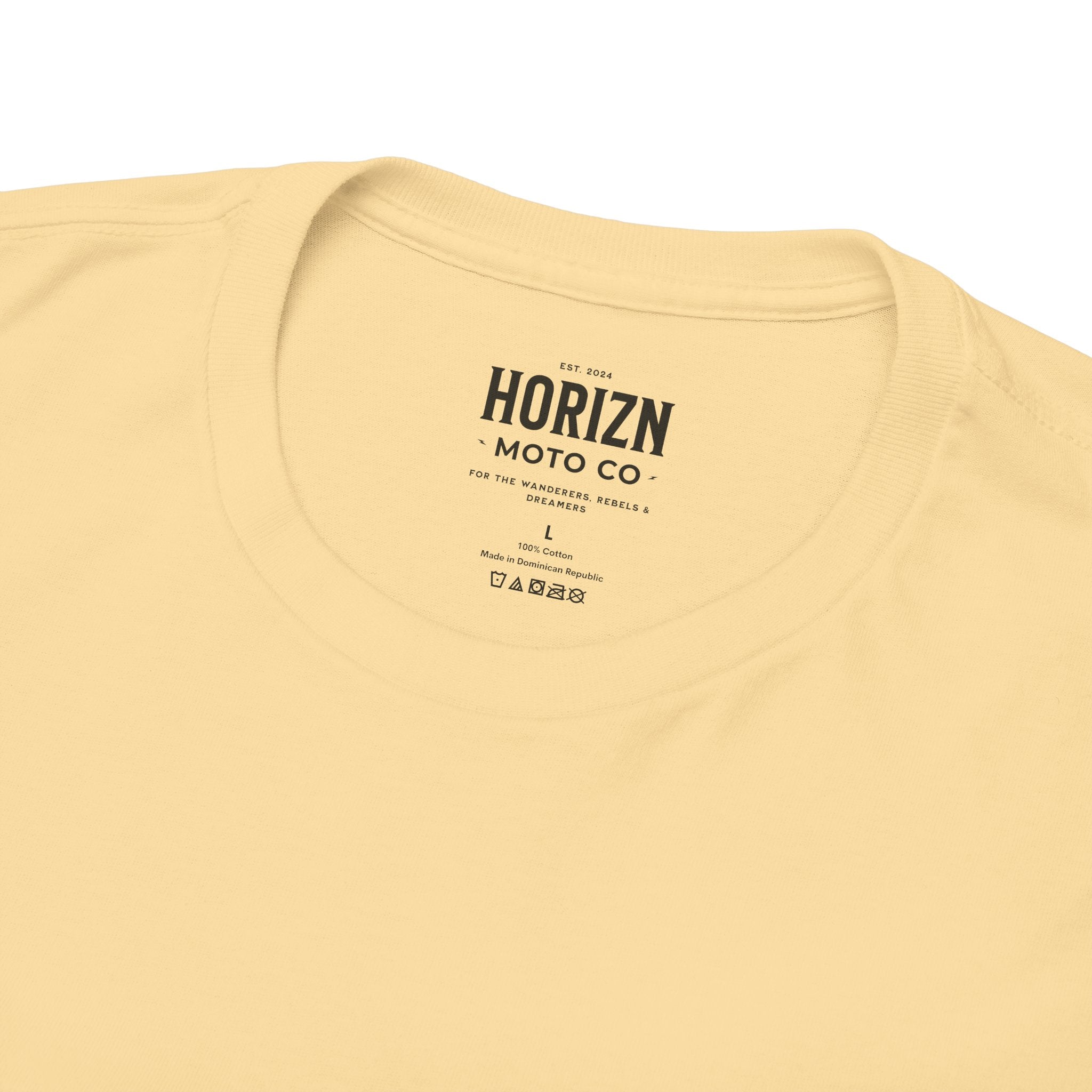 Chase the Sun Moto Tee – Heavyweight Motorcycle Shirt