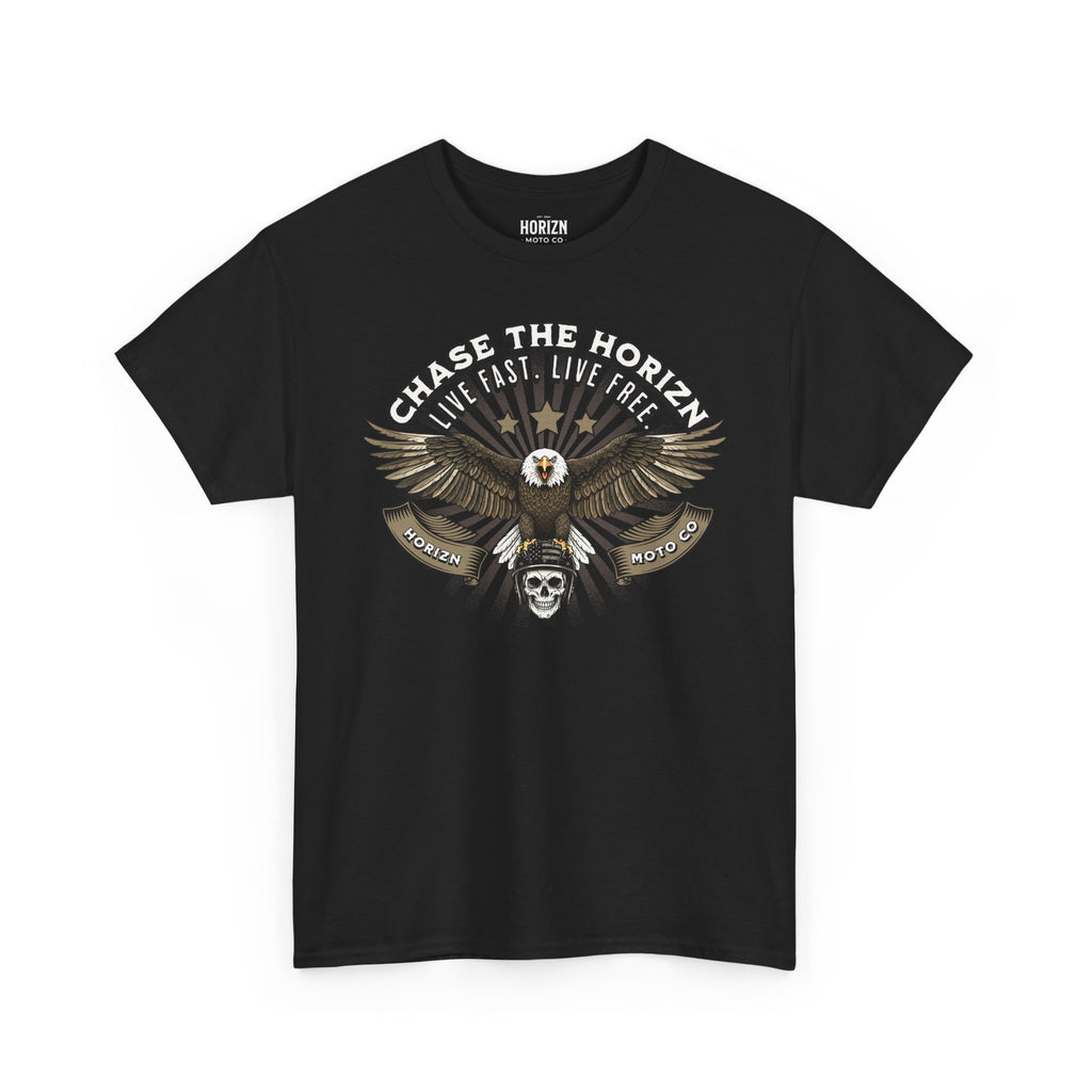 Eagle Rider Tee – Live Fast Live Free Motorcycle Shirt