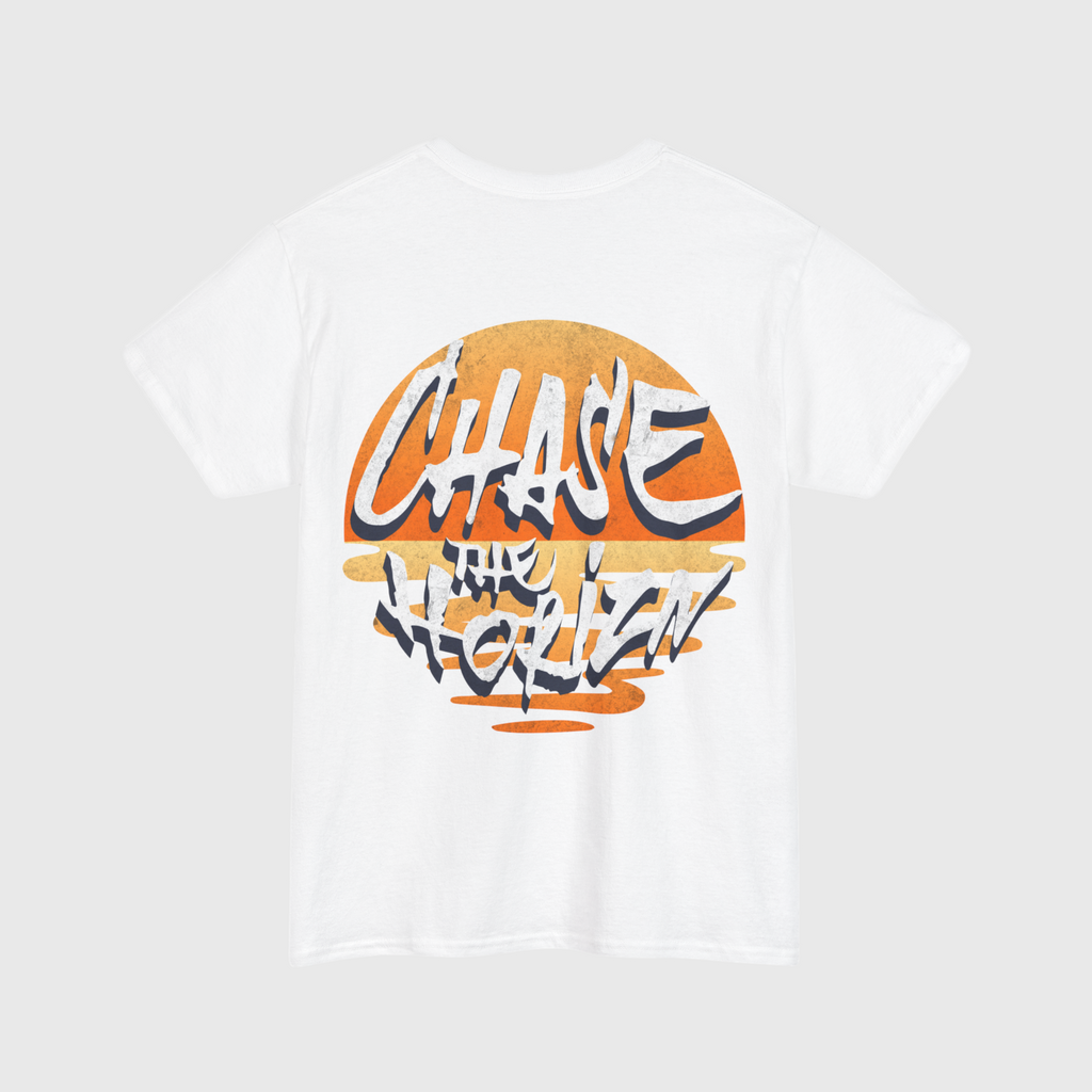 Chase the Sun Moto Tee – Ash – Heavyweight Motorcycle Shirt