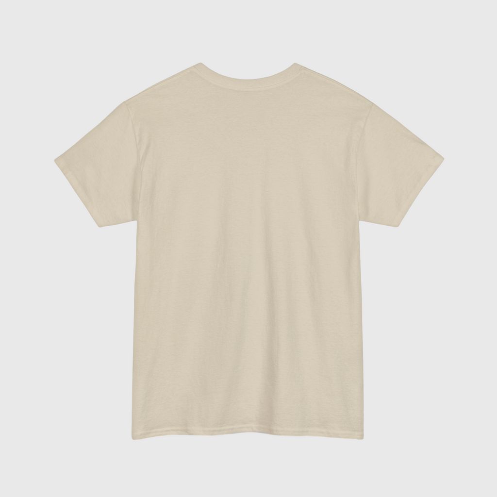 Charge the World Skull Moto Tee – Beige Graphic T-Shirt