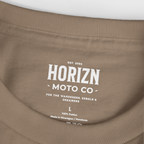 Faded Basics Tee – Brown – Heavyweight Motorcycle Shirt