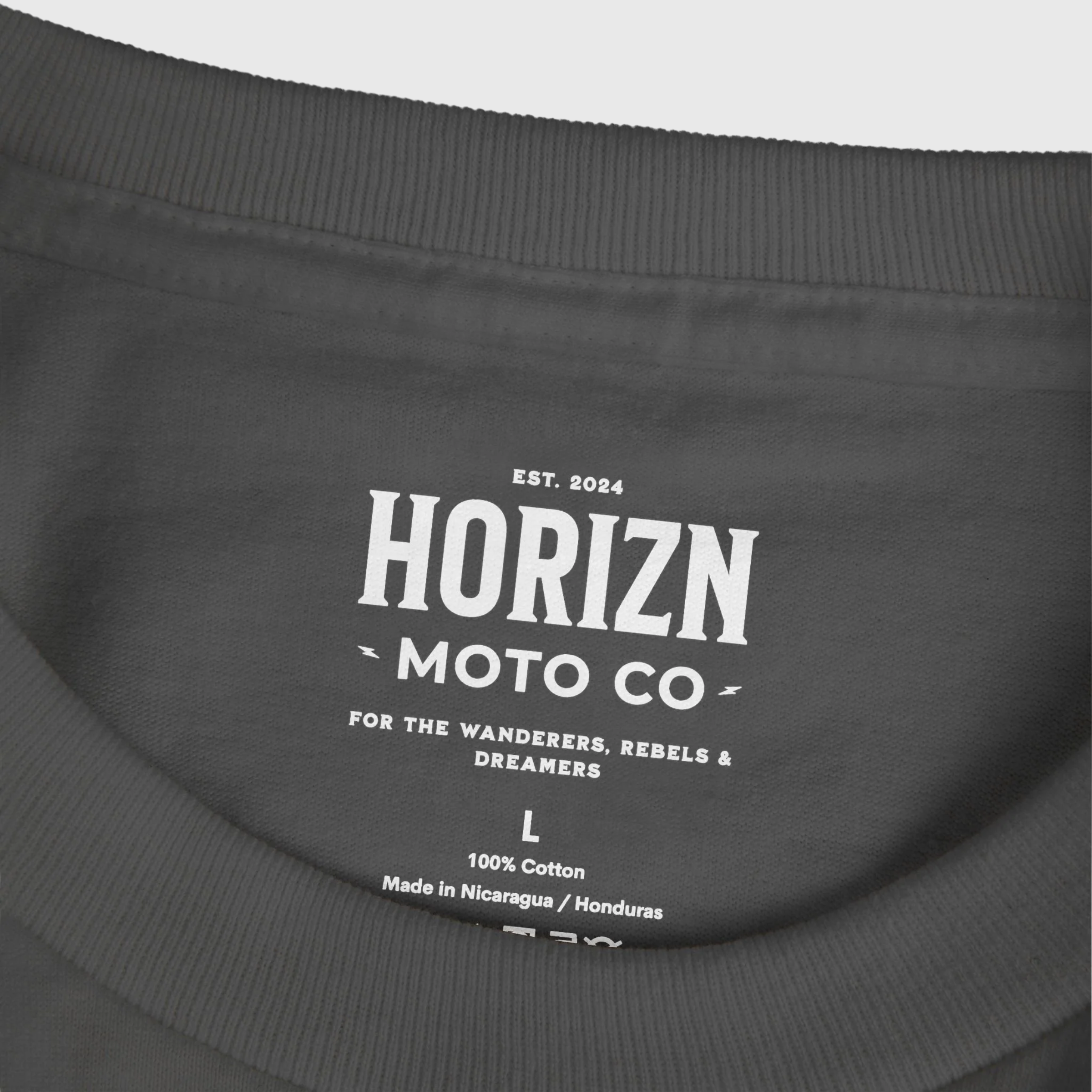 Horizn Moto Co Basics Logo Tee — Unisex Fit