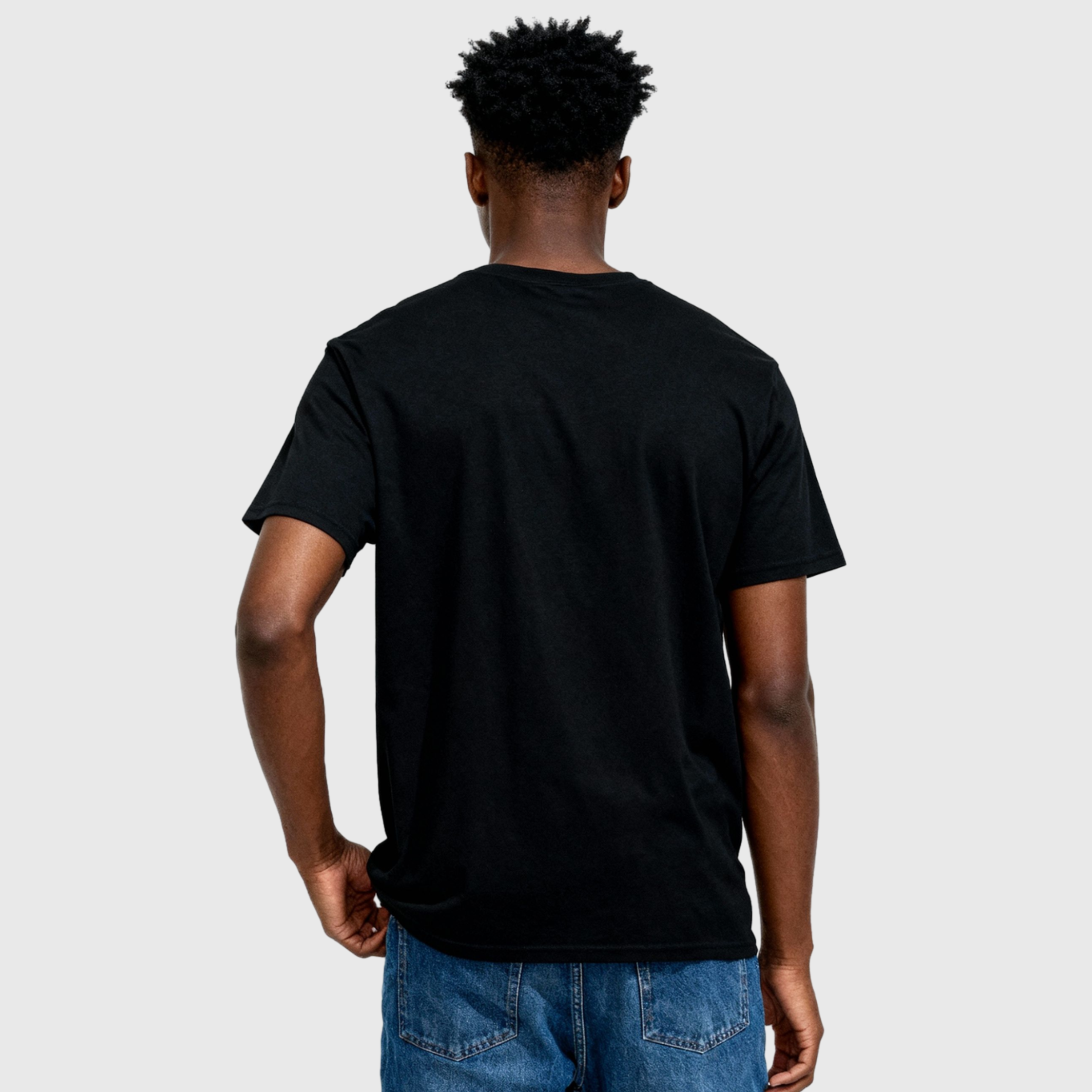 Skull & Spark Plugs Moto Graphic T-Shirt – Black Heavyweight Tee