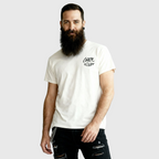 Chase the Sun Moto Tee – Ash – Heavyweight Motorcycle Shirt