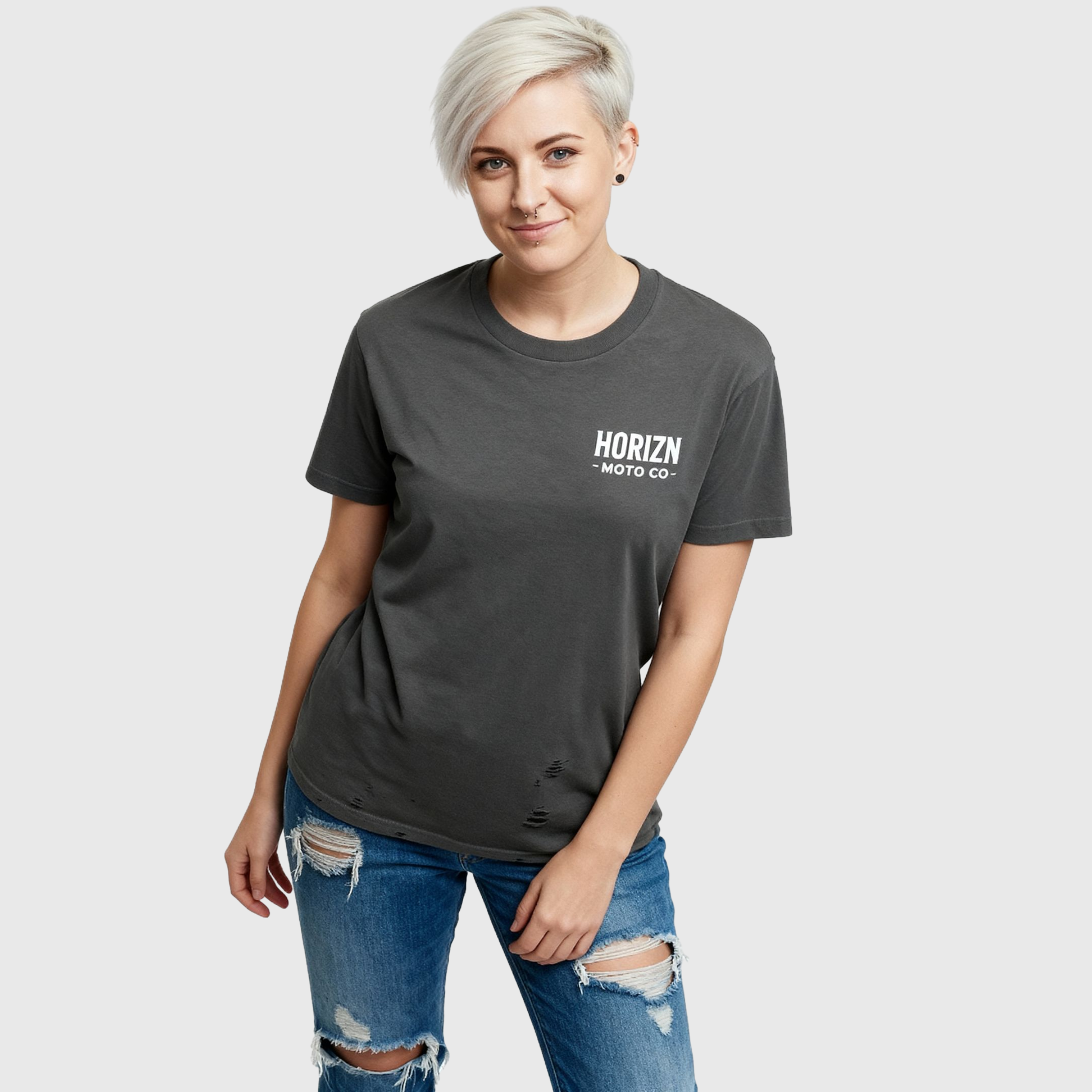 Horizn Moto Co Basics Logo Tee — Unisex Fit