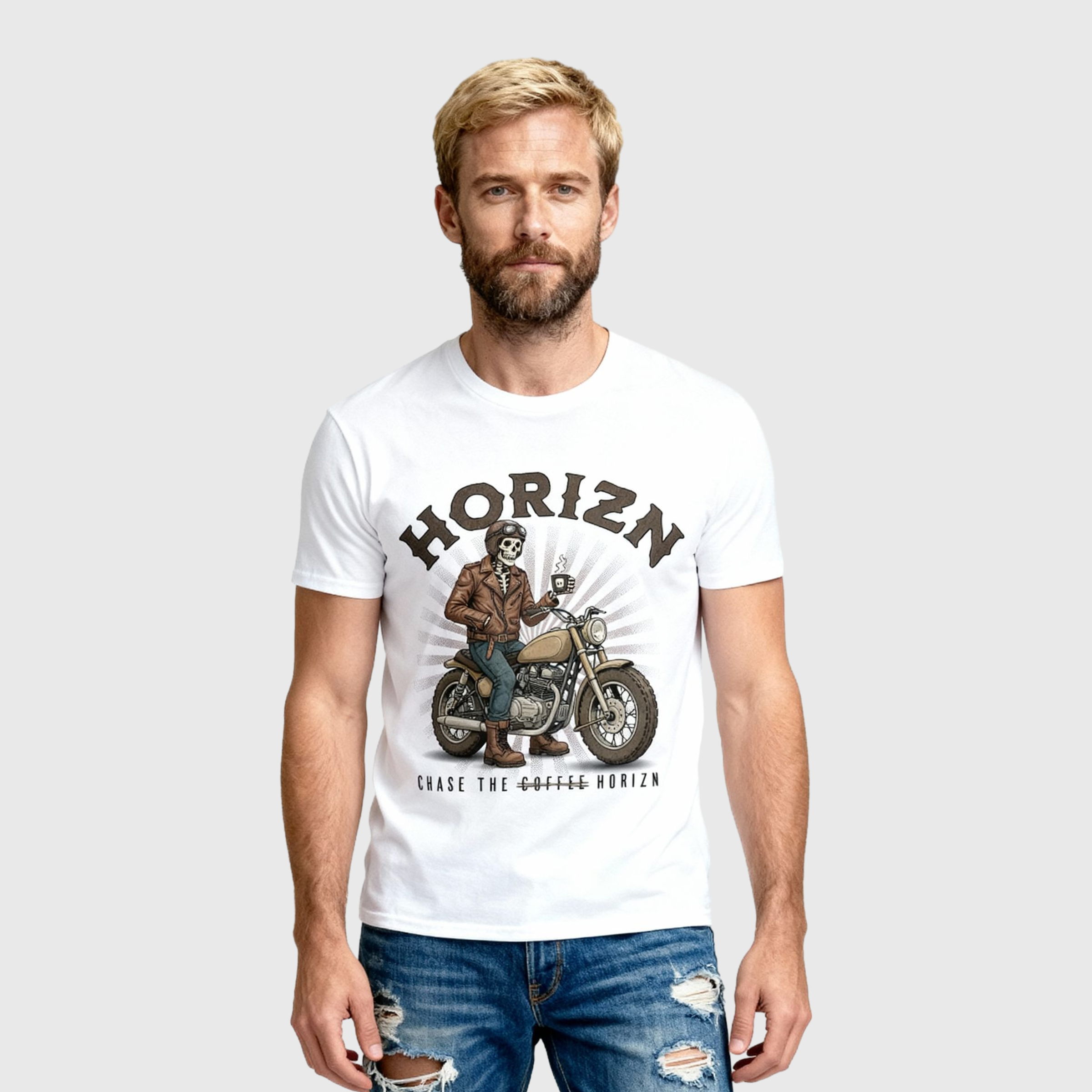 Chase the Coffee Moto Graphic Tee