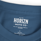 Faded Basics Tee – Navy – Heavyweight Motorcycle Shirt