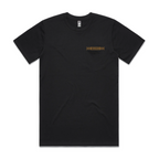 HORIZN Pocket Tee shown flat from the front, highlighting the pocket-inspired design